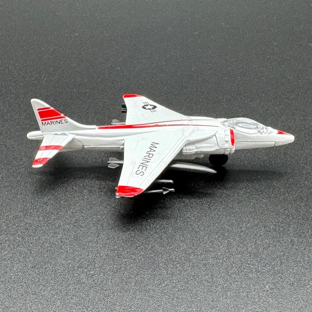 Marines AV-8B‎ Harrier II Ground Attack Jet Diecast Metal Vintage Toy